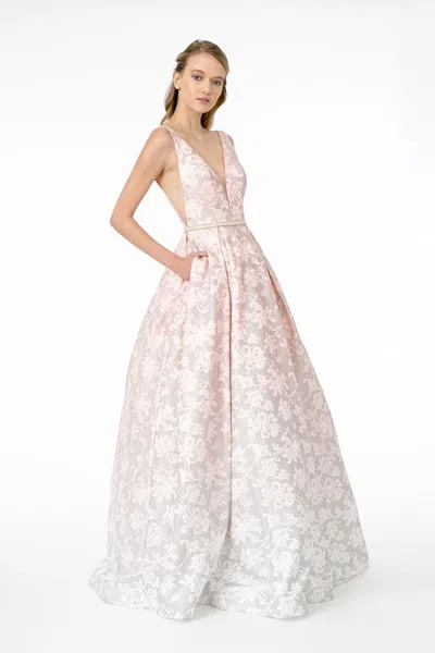 Truedames Pageant Formal Evening Gown In White