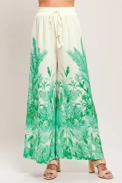 Truedames Palm Serene Woven Pants In Multi