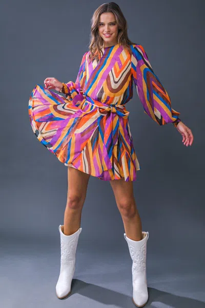 Truedames Paloma Party Woven Mini Dress In Multi