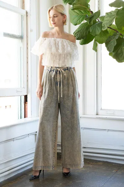 Truedames Passing Though Denim Pants In Multi