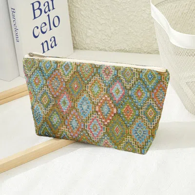Truedames Patterned Pouch Clutch Bag In Multi