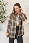 Truedames Plaid Dropped Shoulder Shirt In Multi