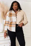 Truedames Plaid Print Dropped Shoulder Shirt In Multi