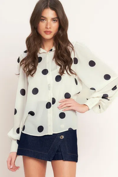 Truedames Playful Confidence Woven Top In Multi