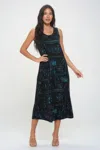 Truedames Plus Size Long Dress In Blue