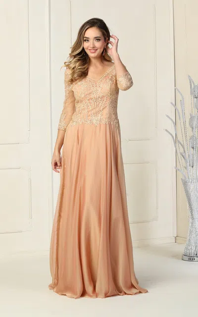 Truedames Plus Size Mother Of The Bride Dress In Brown
