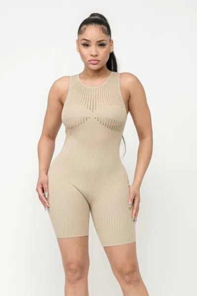 Truedames Poinetlle Stitch Romper In White