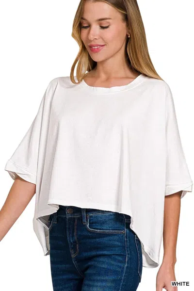Truedames Premium Cotton Oversized Round Neck Box T-shirt In Multi