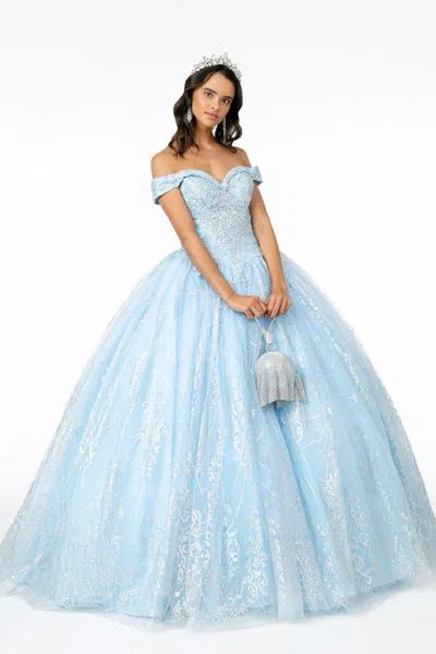 Truedames Princess Ball Gown In Blue