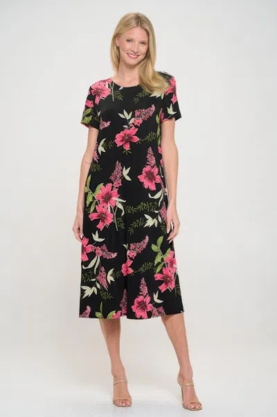 Truedames Print Bns Long Dress In Multi