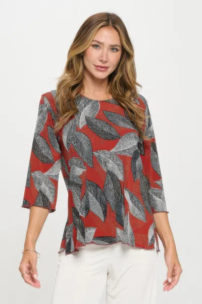 Truedames Print Hit Merrow Top In Multi