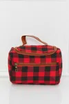 Truedames Printed Makeup Bag With Strap In Multi