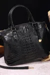 Truedames Pu Leather Handbag In Black