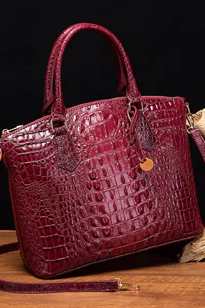Truedames Pu Leather Handbag In Pink