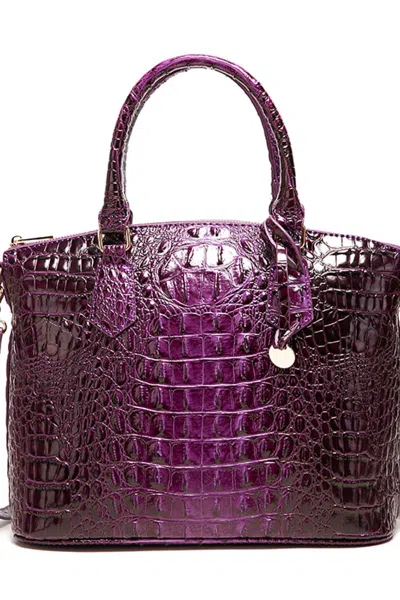 Truedames Pu Leather Handbag In Purple