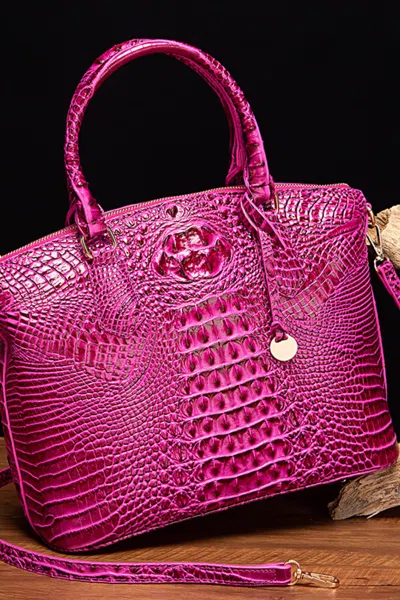 Truedames Pu Leather Handbag In Red