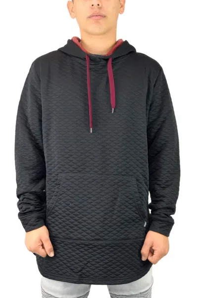 Truedames Quilted Pullover Hoodie Sweatshirts In White