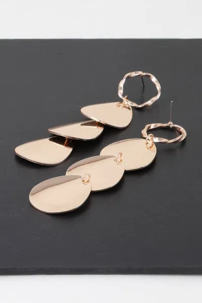 Truedames Radiant Circles Earrings In Gold