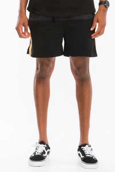 Truedames Reflective Half Mesh With Lining Shorts In Orange