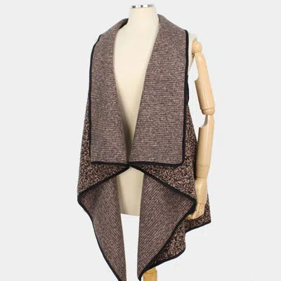 Truedames Reversible Furry Vest In Multi