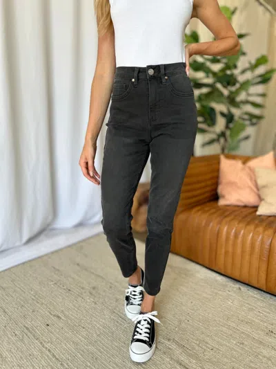 Truedames Rfm Full Size High Rise Tummy Control Skinny Jeans In Blue