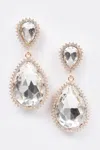 Truedames Rhinestone Dangle Earring In Multi