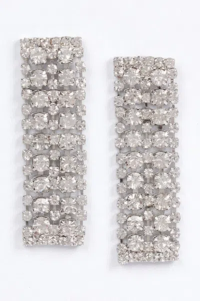 Truedames Rhinestone Earring In Silver