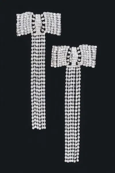 Truedames Rhinestone Earring In Silver