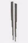 Truedames Rhinestone String Earring In Black