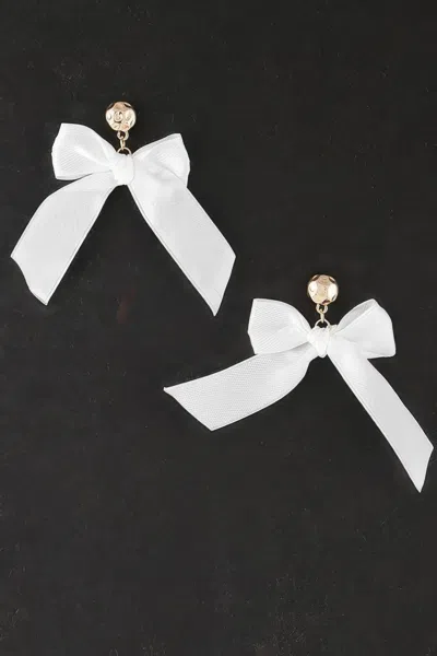 Truedames Ribbon Tied Earrings In Multi
