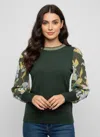 Truedames Rio & Rian Pullover Sweater In Green
