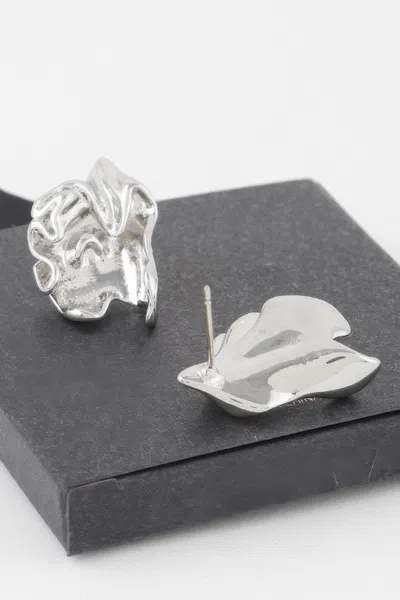 Truedames Ripple In Time Earrings In Silver