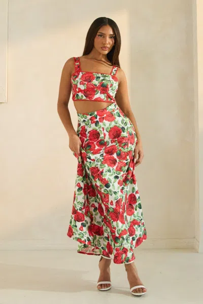 Truedames Rose Romance Two-piece Set In Multi