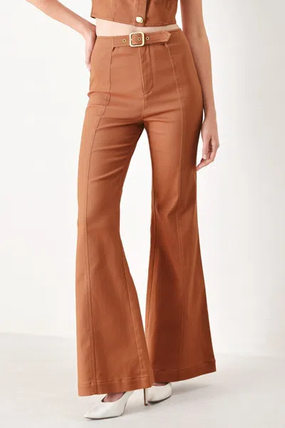 Truedames Sahara Edit Woven Pants In Brown