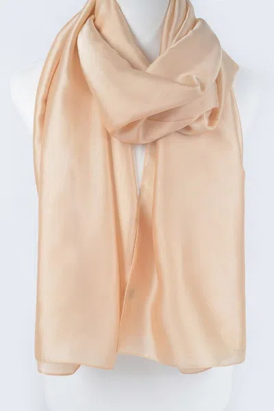 Truedames Satin Scarf In Neutral
