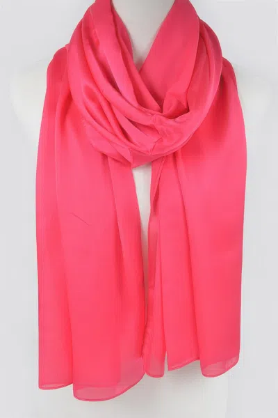 Truedames Satin Scarf In Red