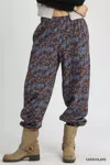 Truedames Scenic Print Casual Sweatpants In Multi