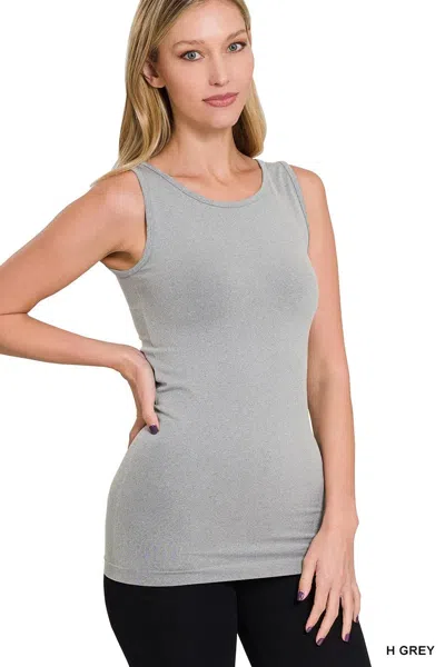 Truedames Scoop Neck Seamless Tank Top In Multi