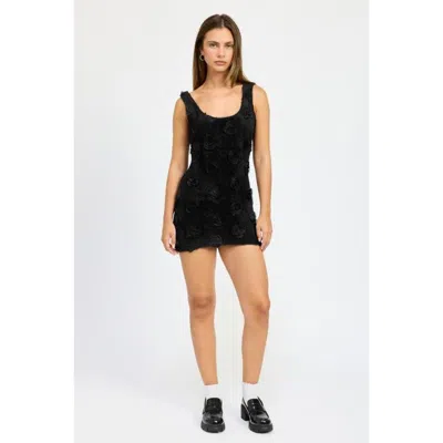 Truedames Scoop Neck Tank Dress In Black