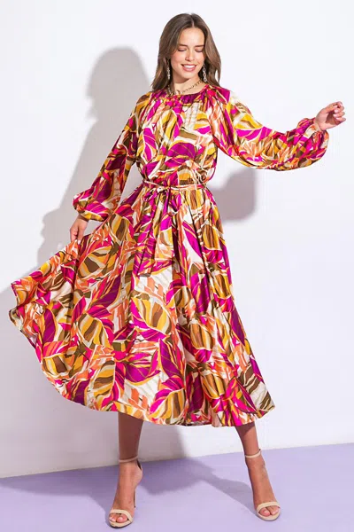 Truedames Searching For The One Woven Midi Dress In Multi