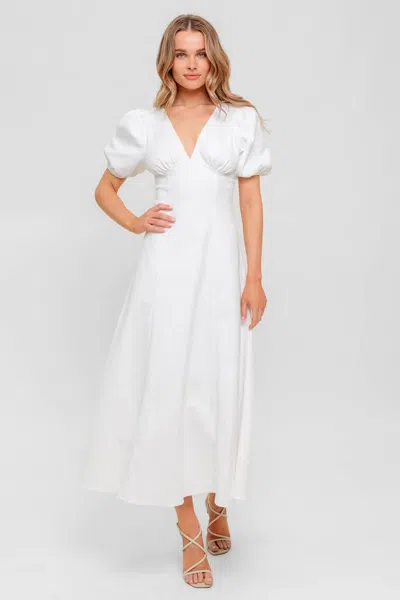 Truedames Secret Vine Glow Woven Twill Midi Dress In Multi