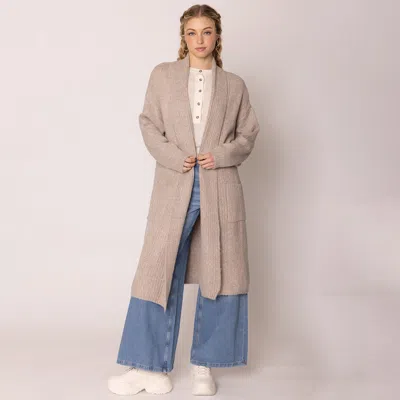 Truedames Shawl Collar Cardigan In Blue
