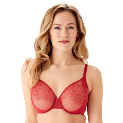 Truedames Sheer Lace Molded Cup Bra In Multi
