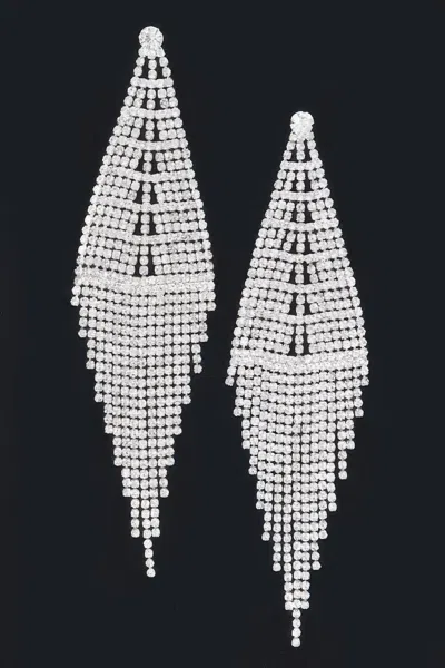 Truedames Shine On Me Drop Earrings In Silver