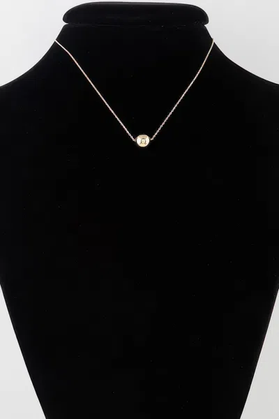 Truedames Shiny Bead Chain Necklace In Black