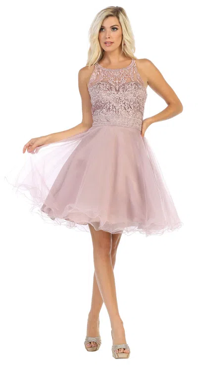 Truedames Short Homecoming Party Fit & Flare Dress In Multi