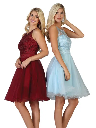 Truedames Short Homecoming Party Fit & Flare Dress In Multi