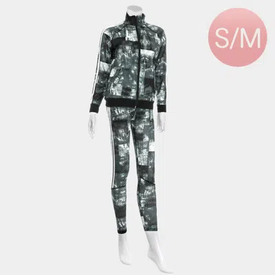 Truedames Side Double Stripe Detail Track Jacket Pants Set In Black