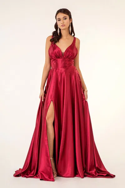 Truedames Simple Long Satin Bridesmaids Dresses In White