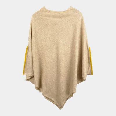 Truedames Sleeves Detailed Poncho In Brown